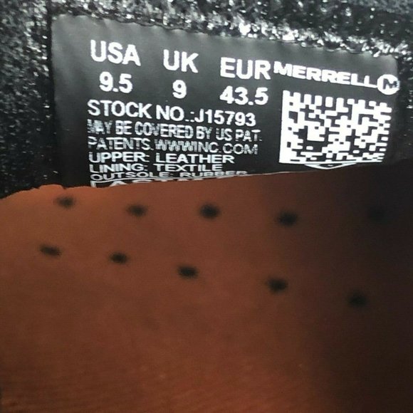 Merrell Jungle Moc CT Composite Toe Leather Work Shoe  Mens 9.5 Sneakers - Picture 9 of 11